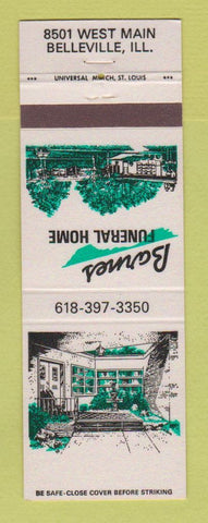 Matchbook Cover - Barnes Funeral Home Belleville IL