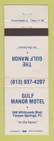 Matchbook Cover - Gulf Manor Motel Tarpon Springs FL
