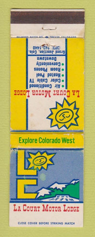 Matchbook Cover - La Court Motor Lodge Grand Junction Colorado WEAR