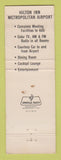 Matchbook Cover - Hilton Hotel Detroit MI Airport