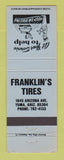 Matchbook Cover - Franklin's Tires Yuma AZ