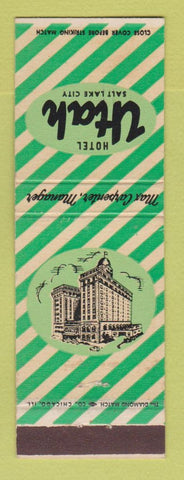 Matchbook Cover - Hotel Utah Salt Lake City UT