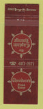 Matchbook Cover - Theodore's Steak House Toronto ON Captain Lounge