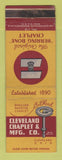 Matchbook Cover - Cleveland Chaplet Cleveland OH WORN