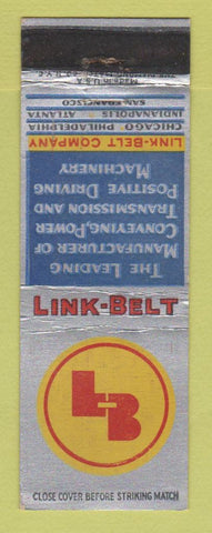 Matchbook Cover - Link Belt Company Chicago Philadelphia Atlanta WEAR