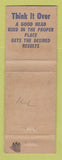 Matchbook Cover - Ogie Ellis County Superintendent of Schools Election IL WEAR