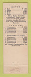Matchbook Cover - Maurice Baths Hot Springs National Park AR WEAR