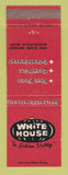 Matchbook Cover - White House Restaurant Minneapolis MN Liquor Store