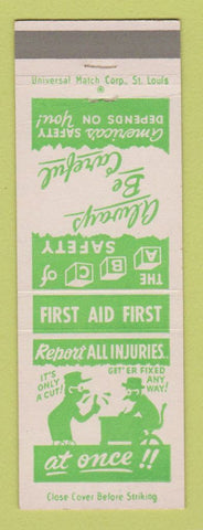 Matchbook Cover - Acme Steel Safety