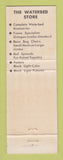Matchbook Cover - The Waterbed Store Tampa FL WEAR