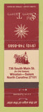 Matchbook Cover - Old Salem Tavern Winston Salem NC