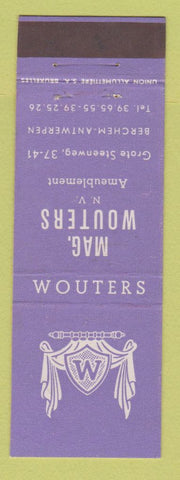 Matchbook Cover - Mag Wouters Furniture Berghem Antwerp Belgium