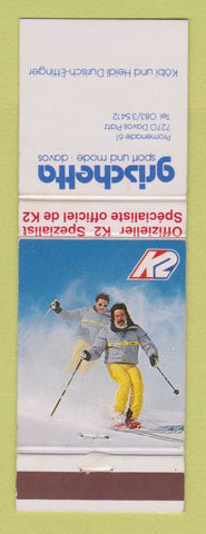 Matchbook Cover - Grischetta Sport Skiing Davos Switzerland
