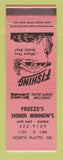 Matchbook Cover - Freeze's Shiner Minnow's Fishing North Platte NE