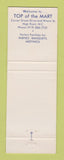 Matchbook Cover - The Top of the Mart Southern Furniture Center High Point NC