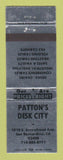 Matchbook Cover - Patton's Desk City San Bernardino CA WEAR