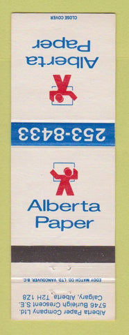 Matchbook Cover - Alberta Paper Calgary AB