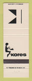 Matchbook Cover - Kores Paper Stencils QC?