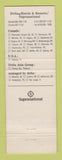 Matchbook Cover - Delta Hotels Sherbrooke QC