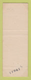 Matchbook Cover - 1961 Chevrolet Lange Chenoa IL