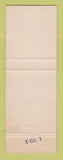 Matchbook Cover - 1961 Chevrolet Hackenberg Turbotville PA
