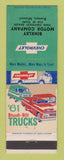 Matchbook Cover - 1961 Chevrolet Trucks Binkley Branson MO