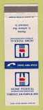 Matchbook Cover - Home Federal Savings and Loan Atlanta GA
