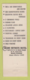 Matchbook Cover - Miami Skyways Motel Miami FL