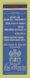 Matchbook Cover - Hotel Leamington Miami FL