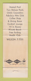 Matchbook Cover - Dunes Motel Superior Miami Beach FL