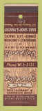 Matchbook Cover - Dagwood's Restaurant Sandwiches Miami Beach FL