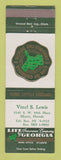 Matchbook Cover - Life Insurance Company of Atlanta GA Vinel Lewis Miami FL