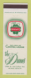 Matchbook Cover - Dunes Motel Superior Miami Beach FL