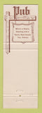 Matchbook Cover - Pub Restaurant Miami FL