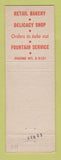 Matchbook Cover - Dagwood's Restaurant Sandwiches Miami Beach FL