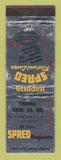 Matchbook Cover - Spred Paint Glidden Thomas Howe Atlanta GA WEAR