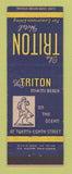 Matchbook Cover - Triton Hotel Miami Beach FL