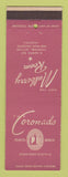 Matchbook Cover - Coronado Hotel Miami Beach FL