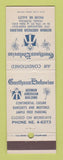 Matchbook Cover - Gasthaus Edelweiss Restaurant Miami FL
