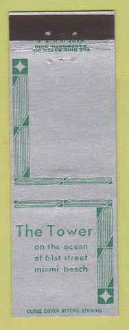 Matchbook Cover - The Tower Miami Beach FL