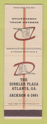 Matchbook Cover - Dinkler Plaza Hotel Atlanta GA