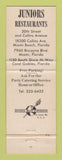 Matchbook Cover - Juniors Restaurant Miami Beach FL