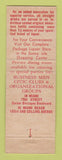 Matchbook Cover - Arthur Maisel's Restaurant Miami Beach FL