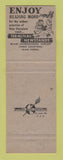 Matchbook Cover - Terminal News Stand Miami FL Airport