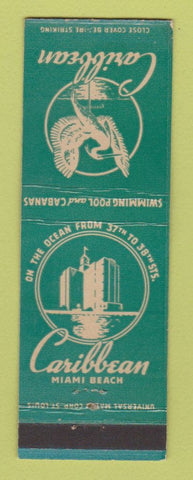 Matchbook Cover - Caribbean Hotel Miami Beach FL WEAR