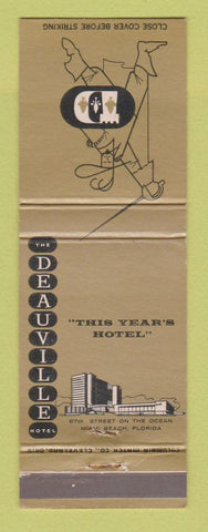 Matchbook Cover - Deauville Hotel Miami Beach FL