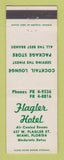Matchbook Cover - Flagler Hotle Miami FL