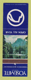 Matchbook Cover - Yosemite National Park CA