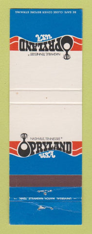 Matchbook Cover - Opryland USA Nashville TN WEAR