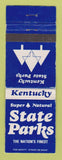 Matchbook Cover - State Parks Kentucky Frankfort WEAR